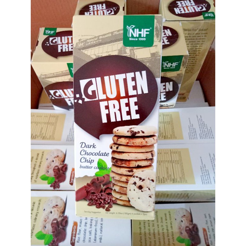 

NHF Gluten Free Cookies / Cookies Dark Choco 240g