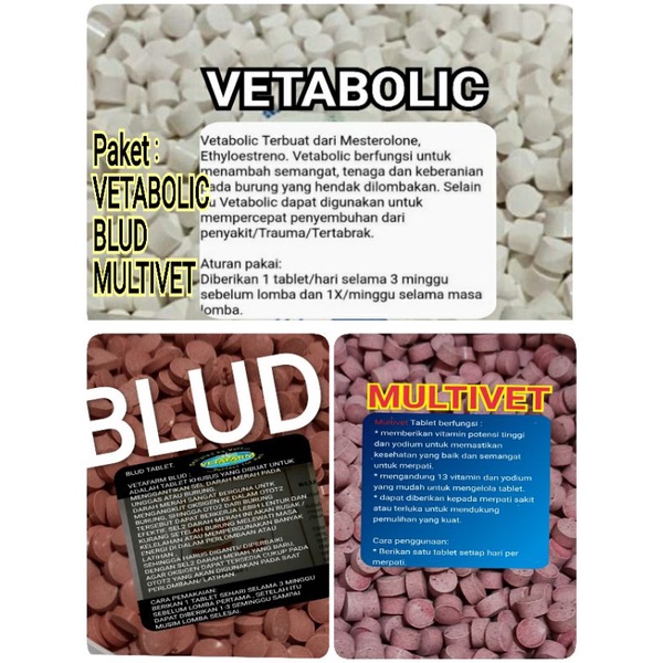 PAKET A : VETABOLIC + BLUD + MULTIVET