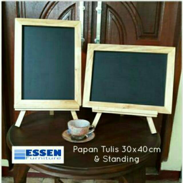 

Papan Tulis Kapur / Blackboard + standing board 30x40cm