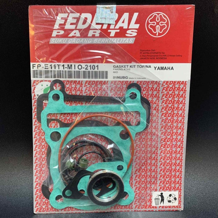 Gasket Kit A Paking Top Set - Nouvo Mio Mio Soul Fino Karbu Asli Federal FP-E11T1-MIO-2101