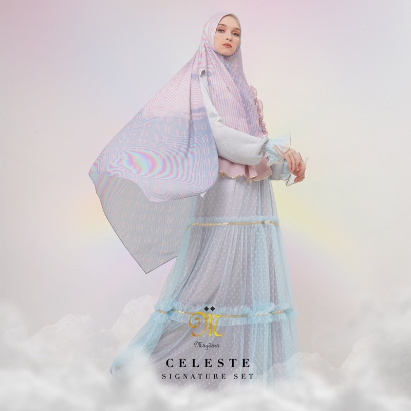 MAGDARA - CELESTE - SET GAMIS - OUTER - SCARF - KHIMAR BASIC - KHIMAR SIGNATURE