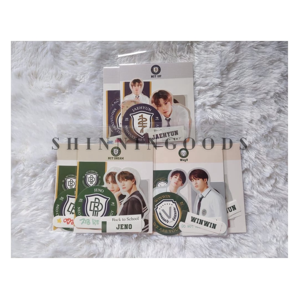 [READY STOCK] MINIBAG HOT SUMMER JENOJAEM -  LUGGAGE STICKER PHOTOCARD SET BACK TO SCHOOL JAEMIN,JAE