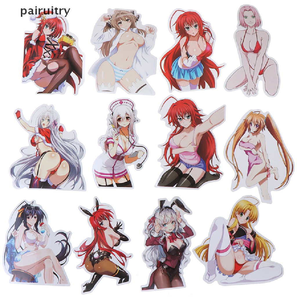 Prt 100Pcs Stiker Motif Anime Wanita Sexy Untuk Dekorasi Scrapbookkoperlaptopgitar DIY PRT