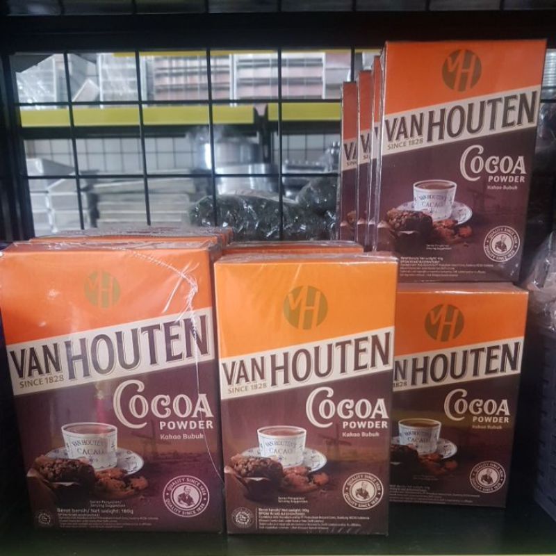 

COCOA POWDER / BUBUK COKLAT / VAN HOUTEN 40gr 80gr dan 165gr