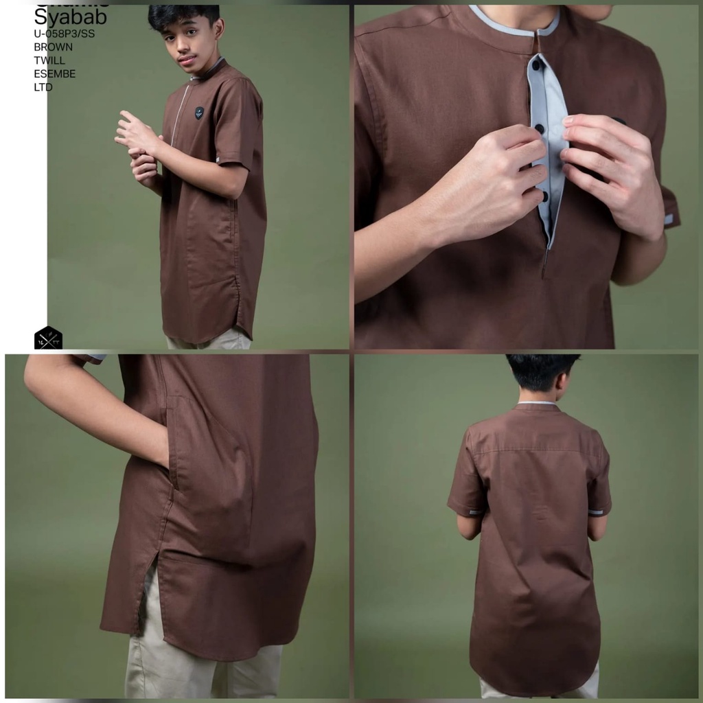 SAMASE Ghamis Syabab Baju Koko  Anak Remaja U-058P