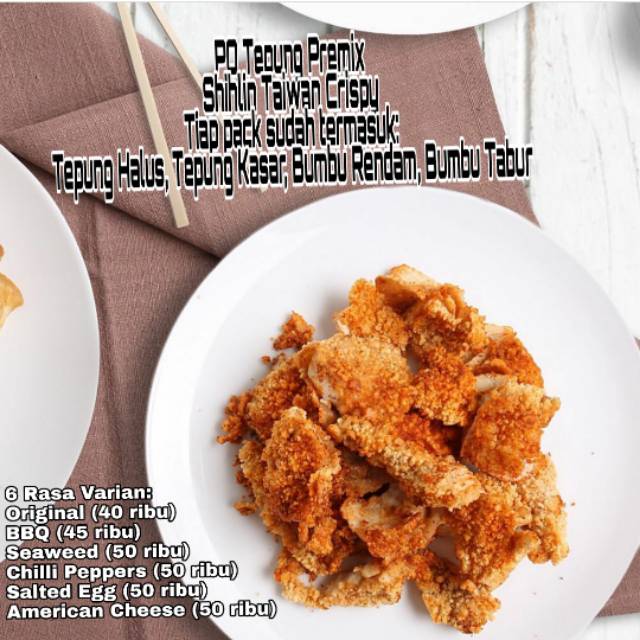 

Tepung premix shihlin original, bbq