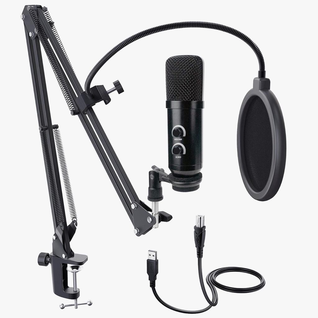 MICROPHONE CONDENSOR NYK FULL SET USB MCN-05 KLIO - MIC LIVE STREAMING