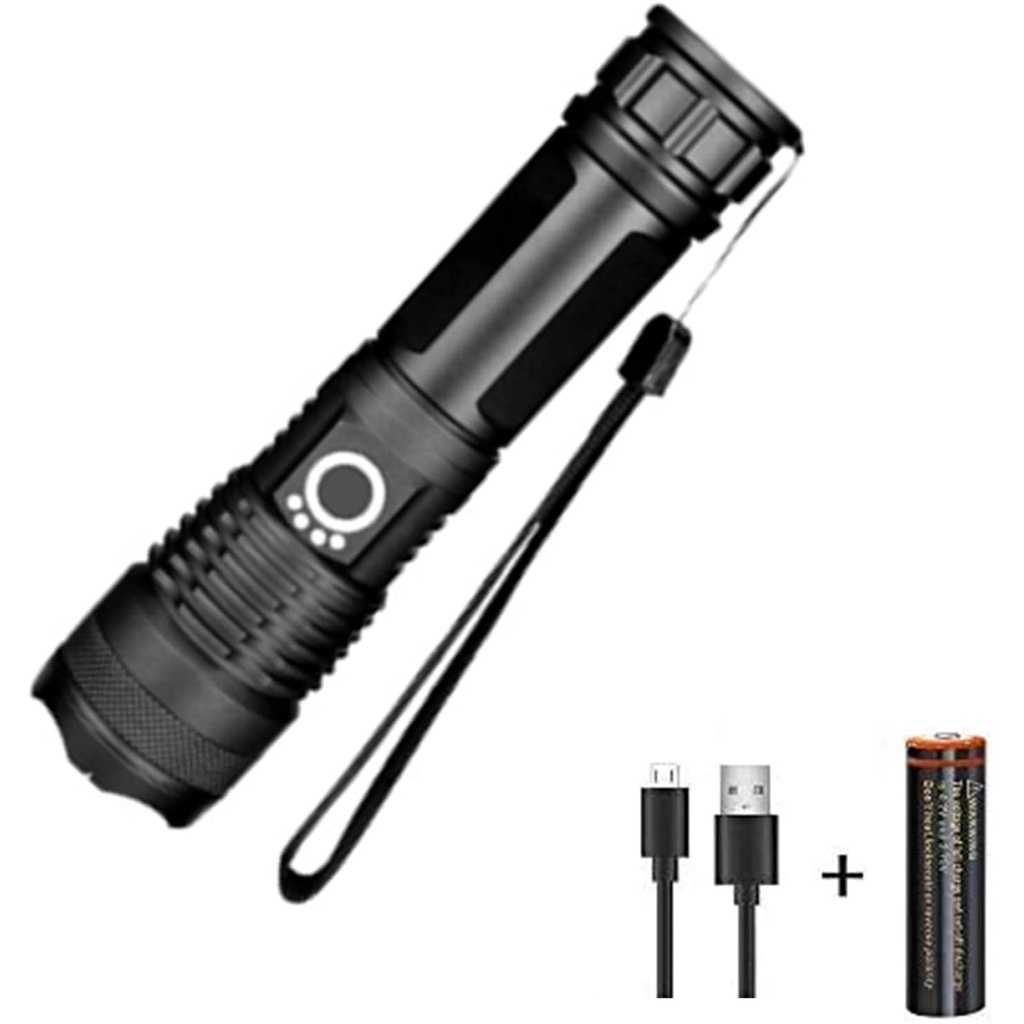 SENTER LED LIGHTS SUPER TERANG JARAK JAUH DAN LEBAR TAHAN AIR SUPER LIGHT RECHARGEABLE WATERPROOF FLASHLIGHT BR48