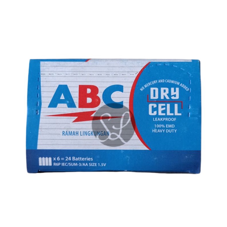 Baterai ABC / Batre ABC Biru Size AA (Isi 4 pcs)