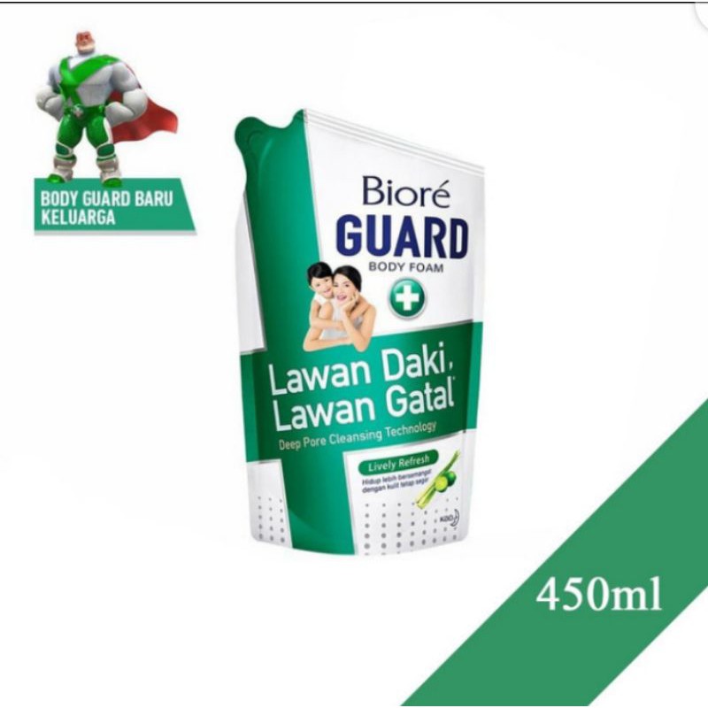 Biore GUARD Body Foam Lively Refresh Refill 450ml