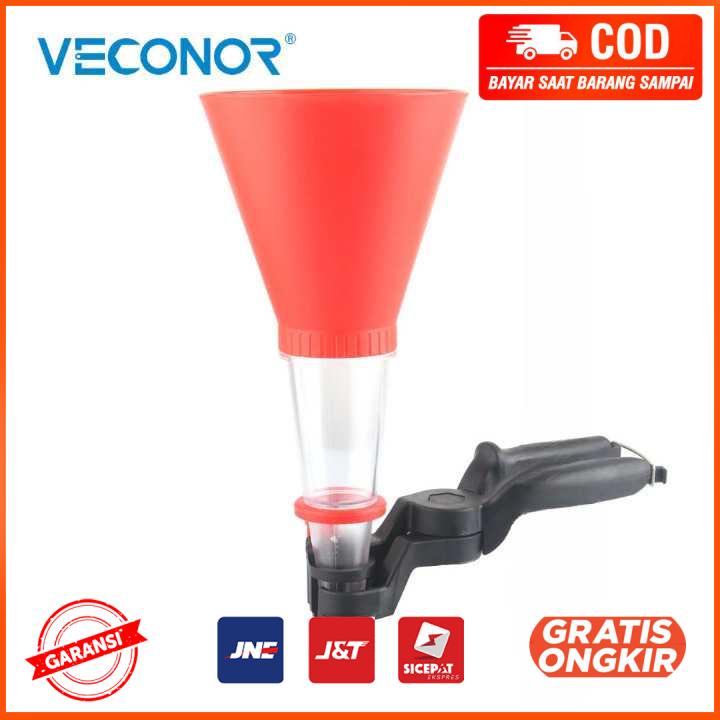 Set Corong Cairan Kendaraan Oil Funnel With Clamp - E020089