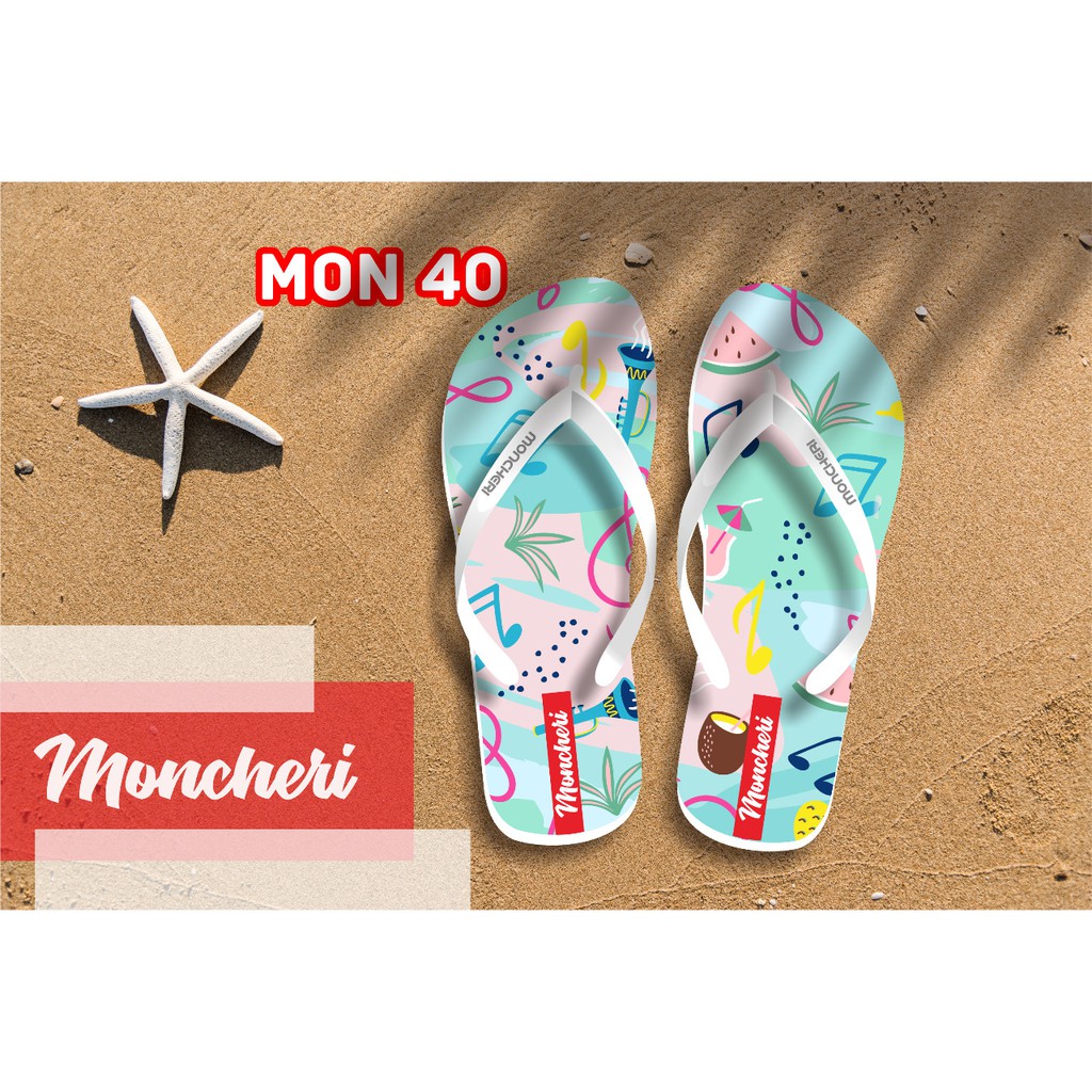 Sandal  jepit Wanita MONCHERY Clothing(11) Promo NEW lucu