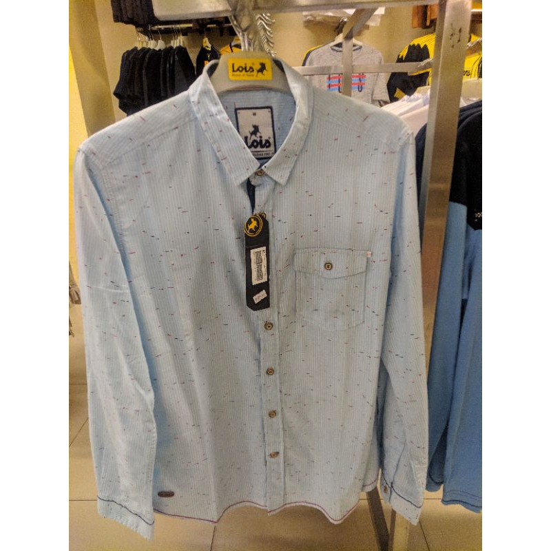 Kemeja Denim Lengan Panjang Lois Original 🆕