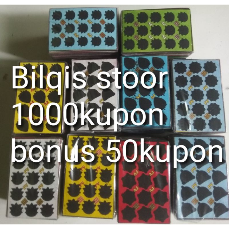 MAINAN GOSOK GOSOK BOM TENGKORAK 15 TITIK ISI 1000 KUPON+BONUS 50 KUPON