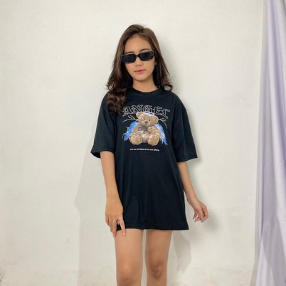 KAOS OVERSIZE HERO ANGEL // KAOS KEKINIAN T- SHIRT