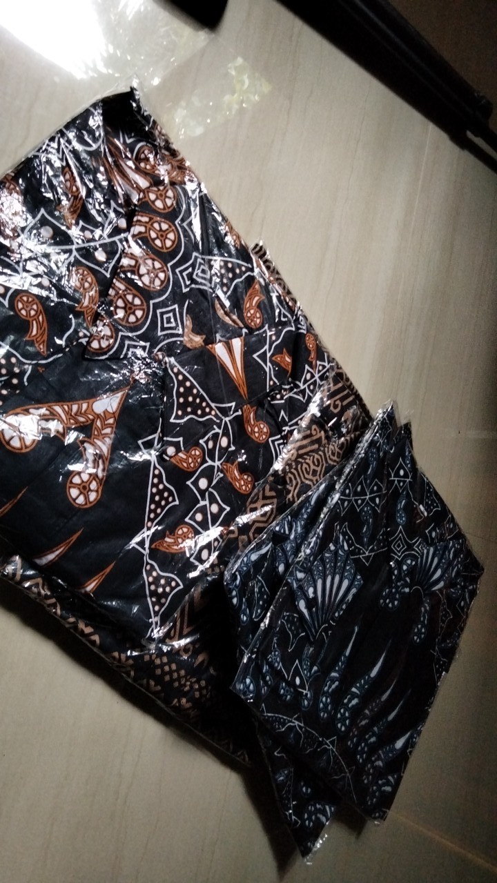 Baju Batik Pria Big Size M L Xl Xxl Atasan Kemeja Batik Lengan Panjang Original