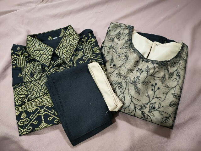 Maura Couple - Sania Ruffle Batik Couple Ori Ndoro Jowi Dnt Garansi Termurah Shopee - Batik Couple