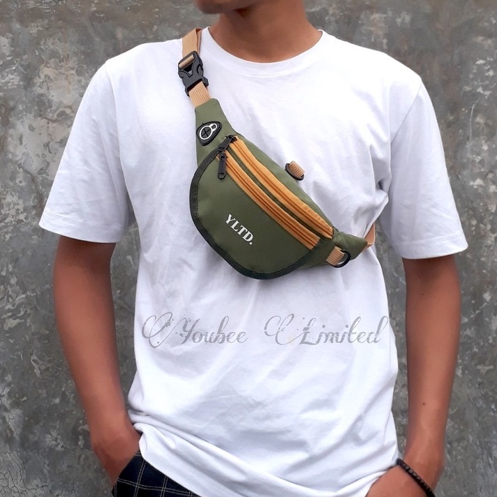 Rancis Jaya - Waistbag Mini Pria YLTD Termurah | Tas Pinggang Mini Unisex | Tas Selempang Mini Pria Terlaris