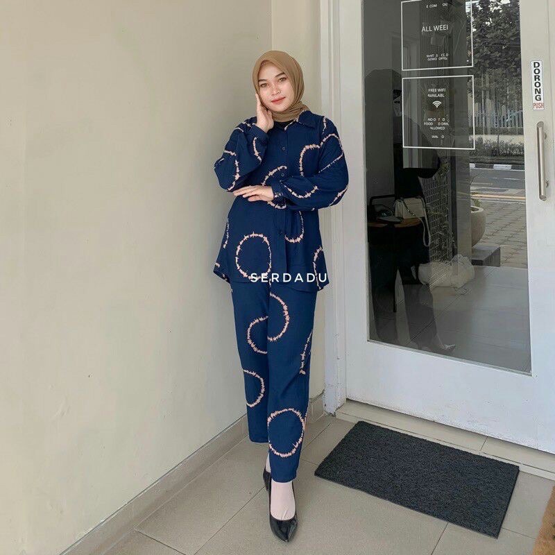 (BISA COD) SETCEL CINCIN RAYON PREMIUM LD 110/ SETELAN PAJAMAS JUMBO