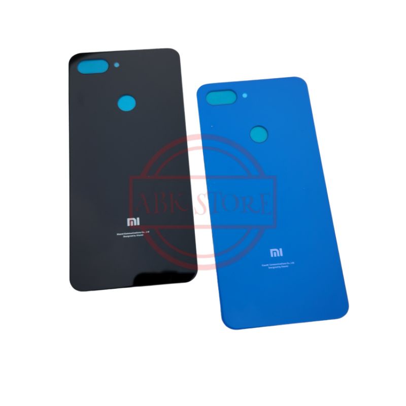 TUTUP BELAKANG BACKDOOR COVER BATERAI BACK GLASS XIAOMI MI 8 LITE BACKCOVER BACK CASING XIAOMI MI8 LITE