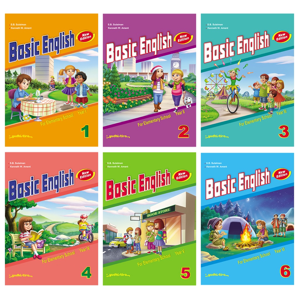 Jual BAHASA INGGRIS BASIC ENGLISH SD MI KELAS 1 2 3 4 5 6 New Edition ...