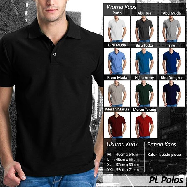  POLO  POLOS  KAOS  POLO  POLOSAN PIQUE  COTTON  PIQUE  ALL 