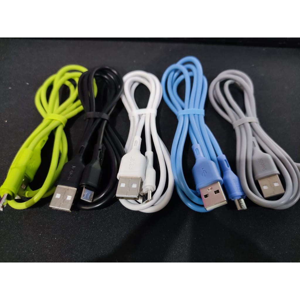 COD KABEL DATA ROBOT RBM 100 MICRO USB 2A 100CM / KABEL DATA BULAT ROBOT RBM10