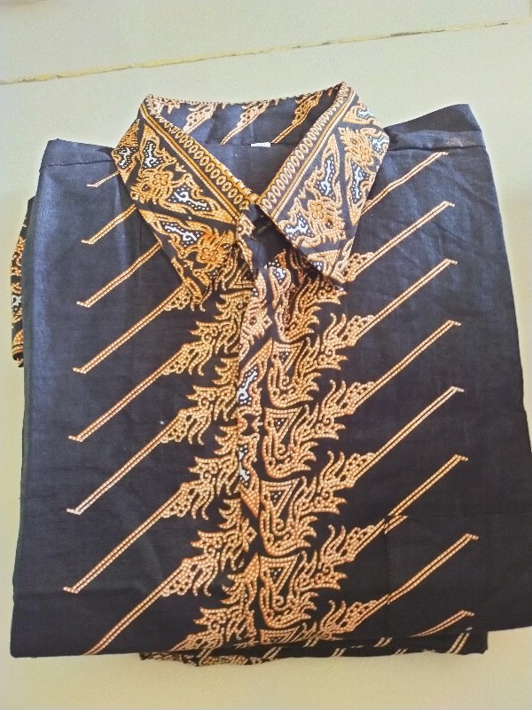 Couple Batik Asmara Linggar 7 Batik Couple Pekalongan Motif Modang Coklat Katun Premium Ori Bcp