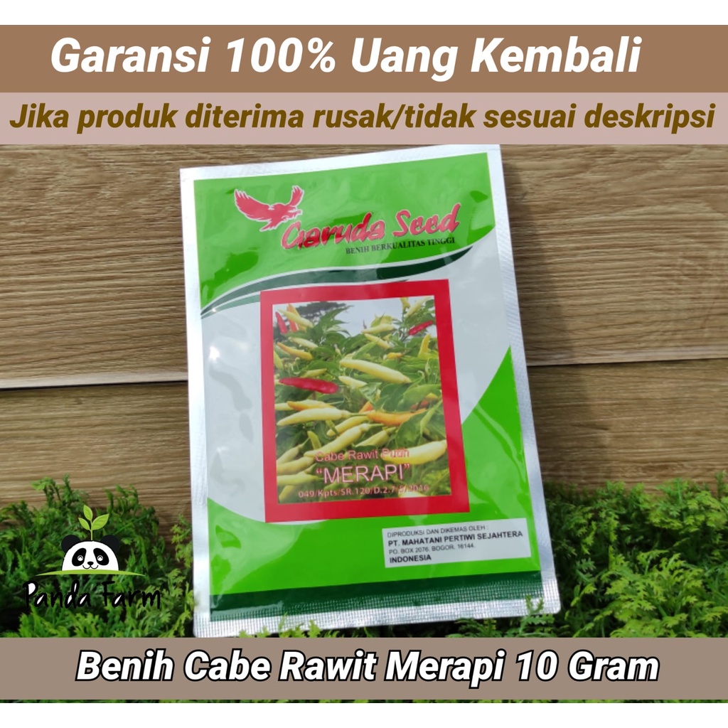 Benih/Bibit Cabe Rawit Setan / Rawit putih (Garuda Seed) - isi 10 gr