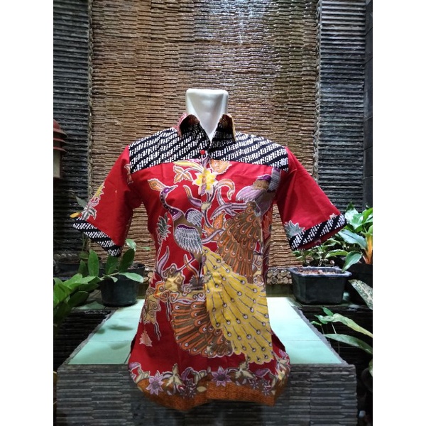 Hem Batik Pria Merak Bagus | Baju Batik Kerja Pria