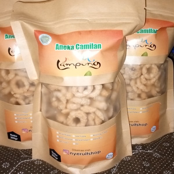 

Kelanting Udang Camilan Oleh oleh Lampung kemasan (200g)