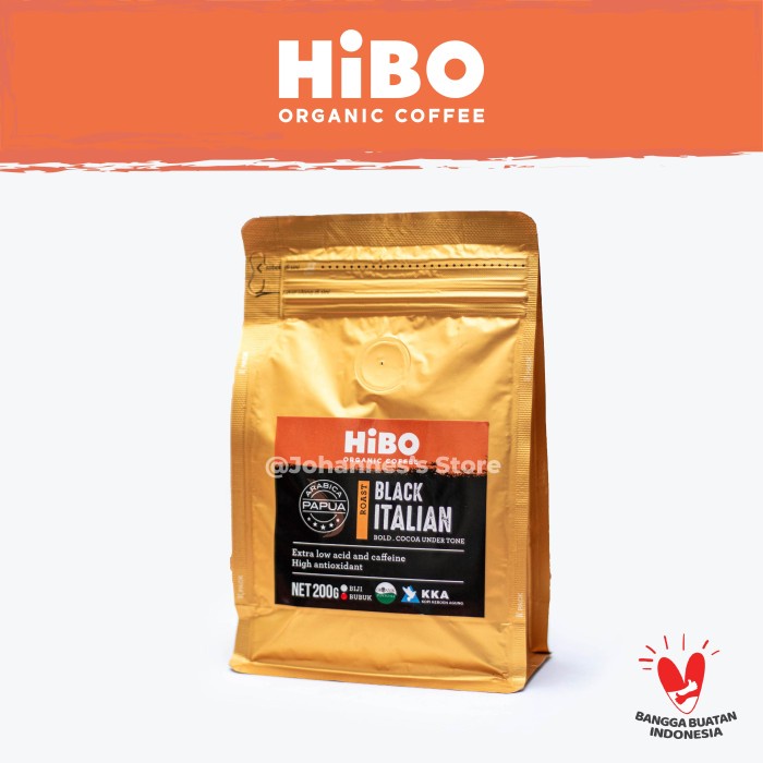 

Kopi Organik Hibo Black Italian 200gr