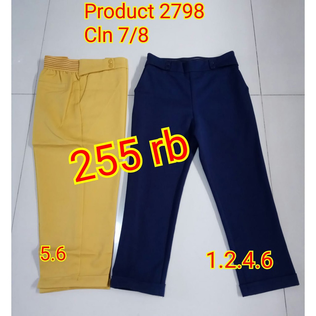 Celana wanita 7/8 import Product 2798 katun zara