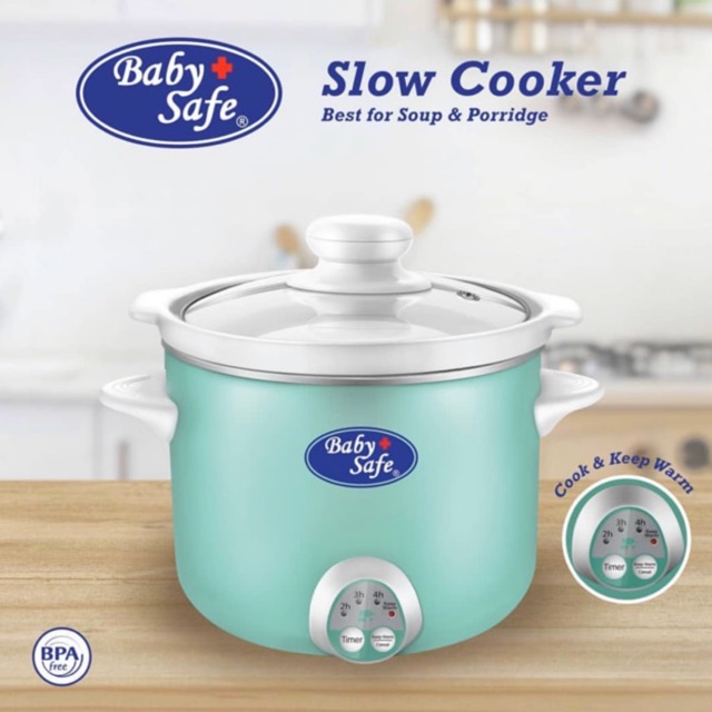 Baby Safe Slow Cooker 1.2 L - Alat Masak Mpasi LB07M