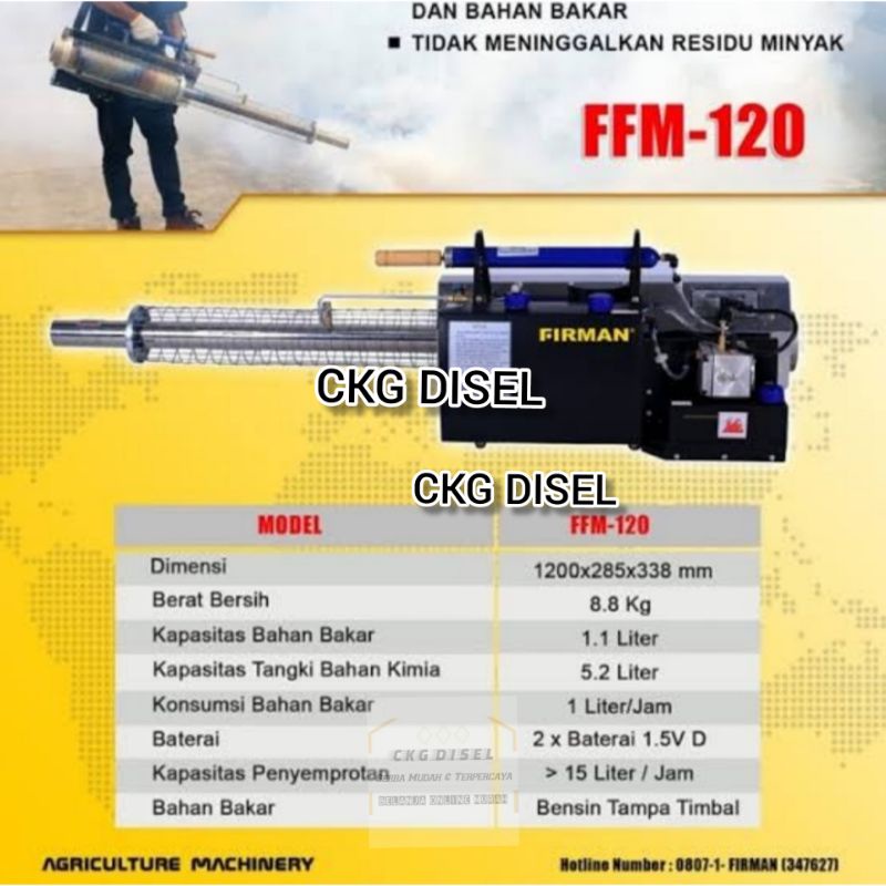 Mesin Fogging Nyamuk Firman FFM-120