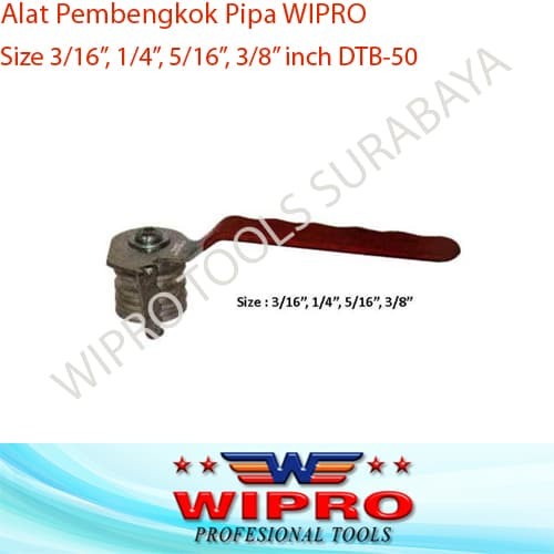 Alat Pembengkok Tekuk Pipa Tube Bender Pipe Bending Wipro DTB50 DTB 50