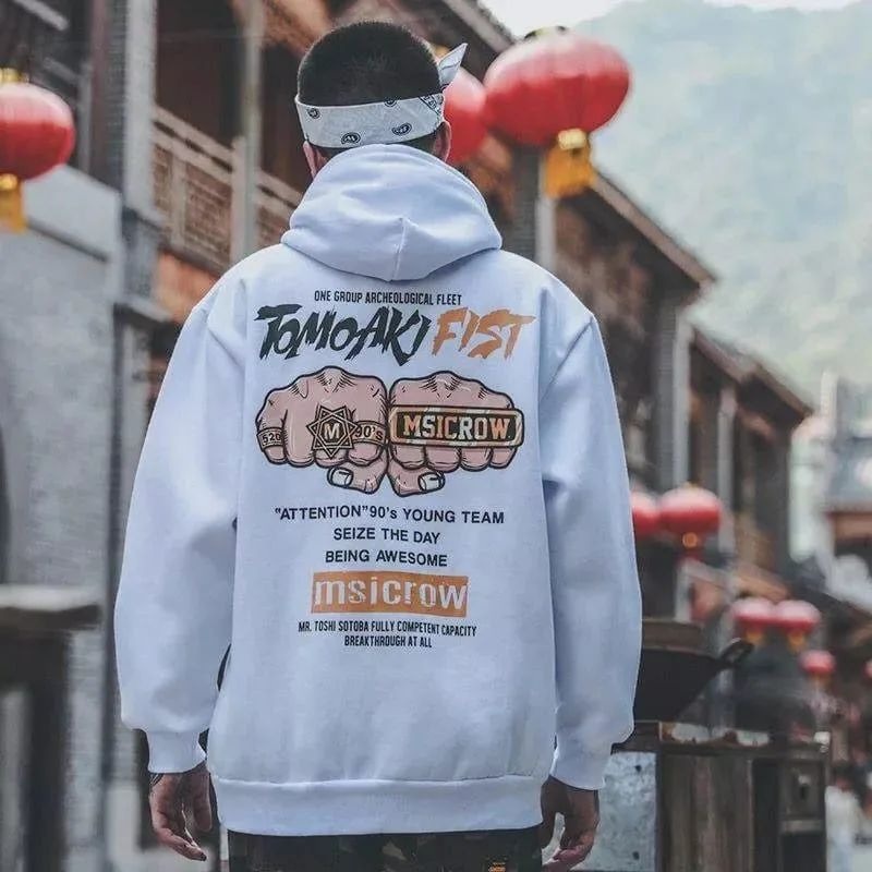 MVP - Tamoaki Fist XXL Hoodie - Hoodie Jepang Oversize Unisex