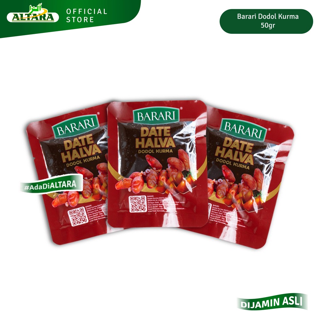 

Barari Dodol Kurma 50gr (Date Halva)