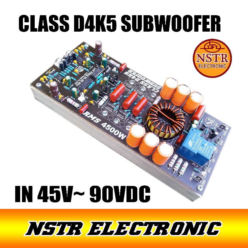 class d 4k5 - 4500watt plus subwoofer