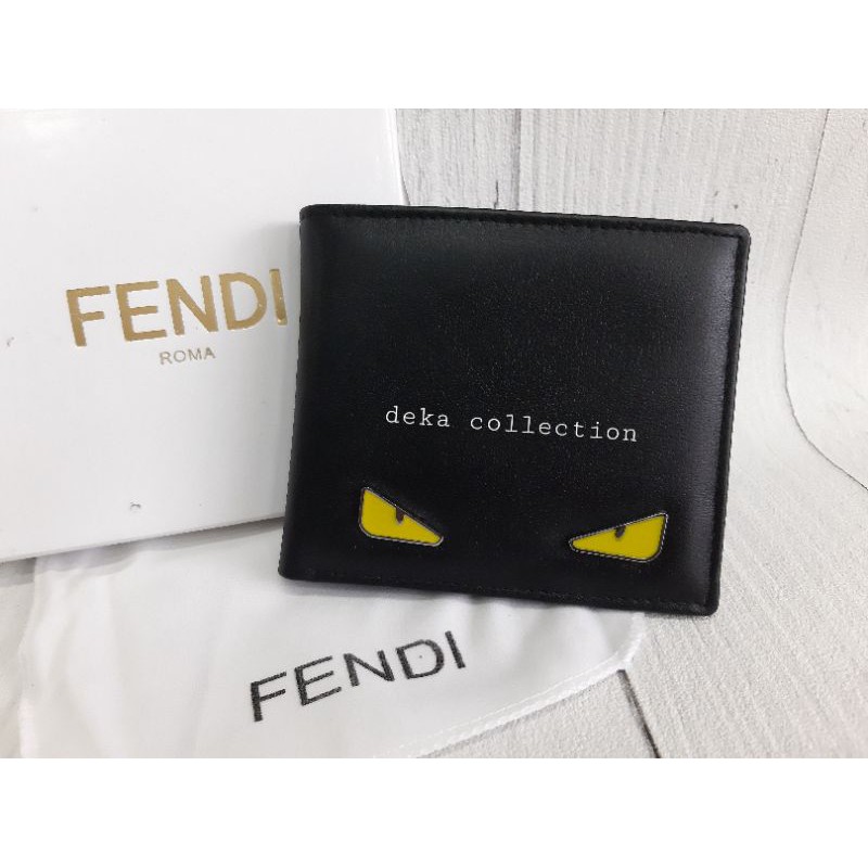 DOMPET PRIA FENDI MONSTER DOMPET LIPAT FENDI KULIT