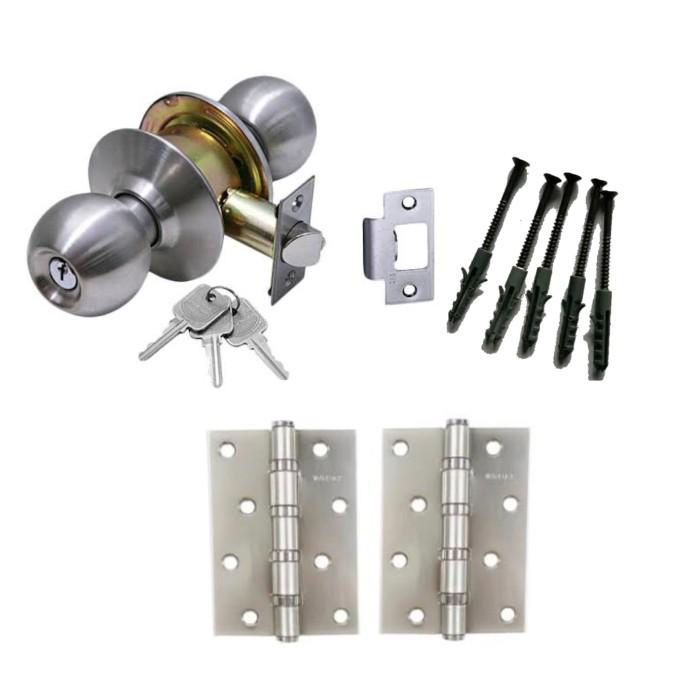 Pintu Kamar Mandi WC Merk Crystal Elegan Cokelat