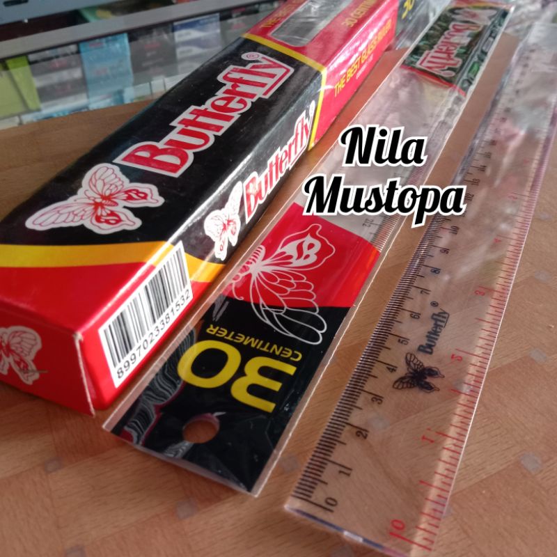 

Penggaris Butterply 30cm