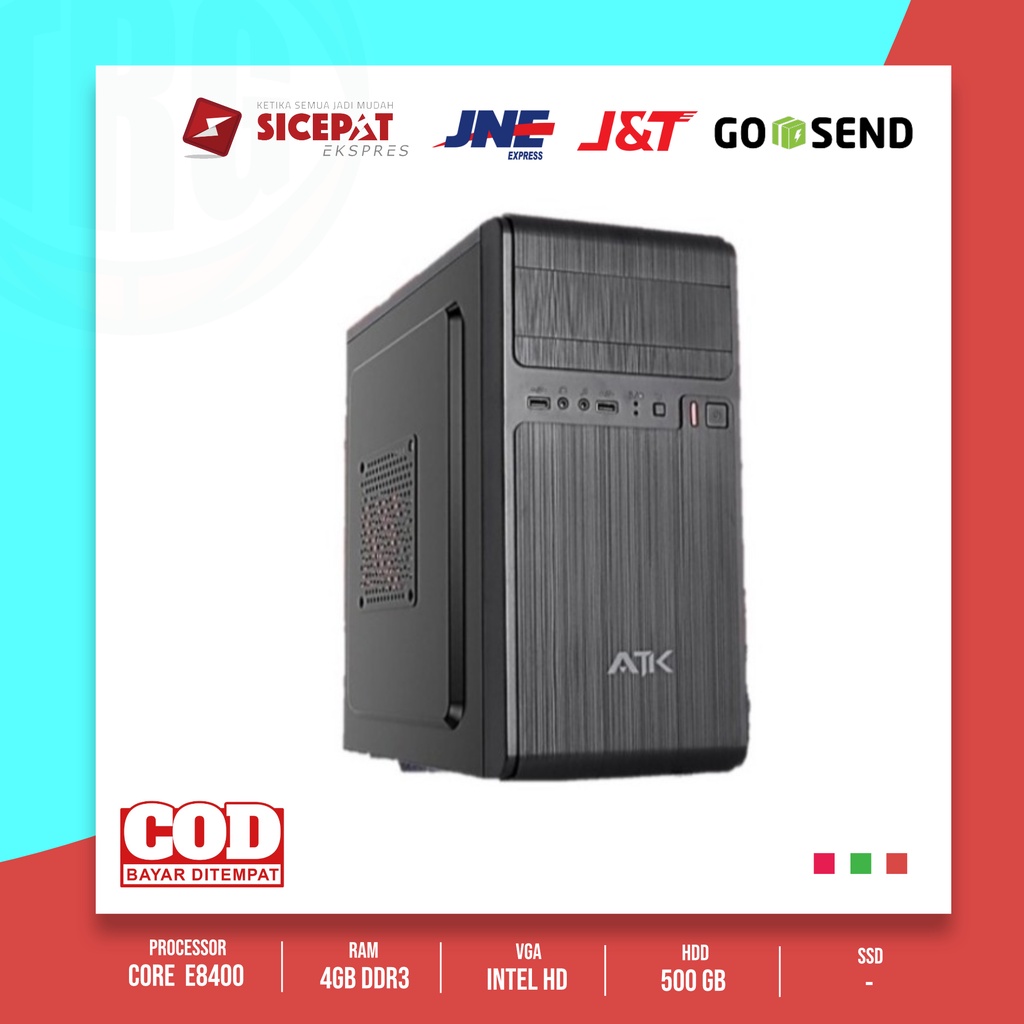 PC Rakitan Core 2 Duo Ram 4GB HDD 500GB