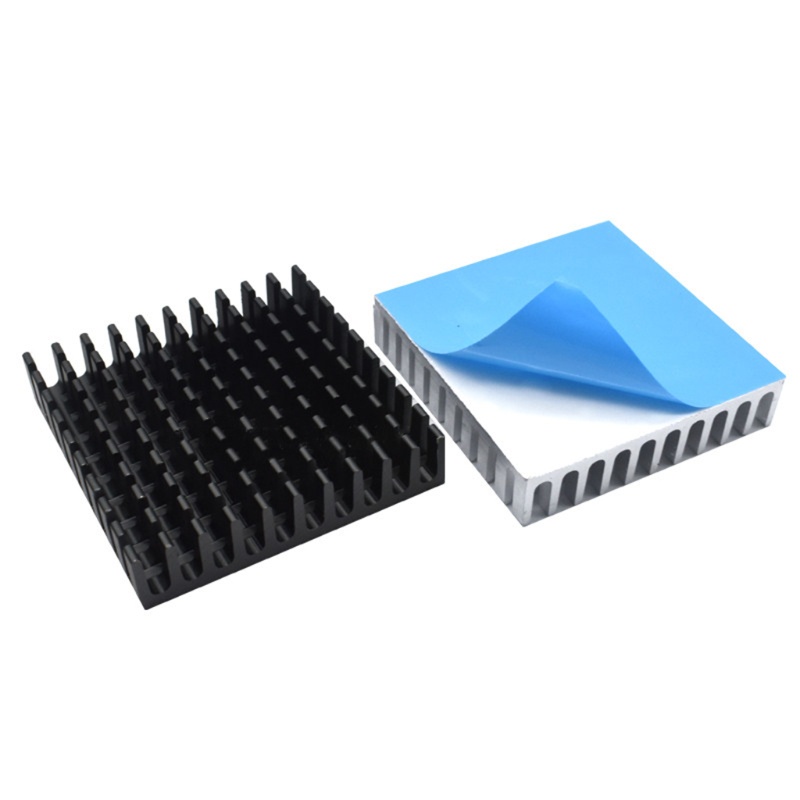 Bt HEATSINK 4pcs 40x40x11mm Anodize Aluminium Heat Sink Radiator CPU Routing Pendingin