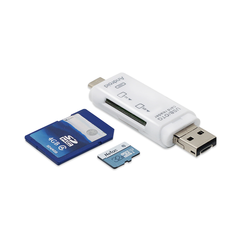 D-178 Card Reader Otg Micro Usb 2.0 3 In 1 Tipe C Kecepatan Tinggi