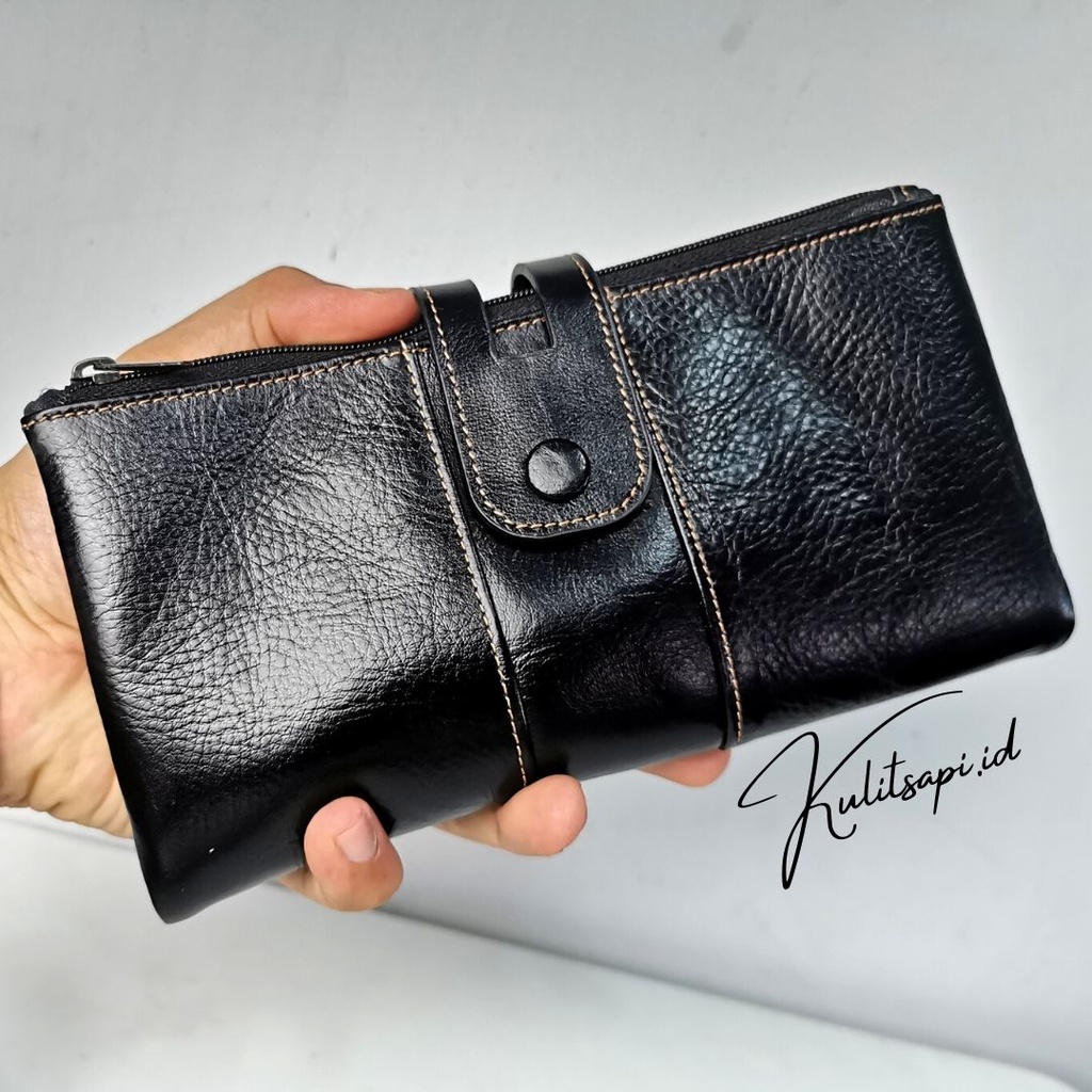 DOmpet panjang kulit asli Wanita Type alice