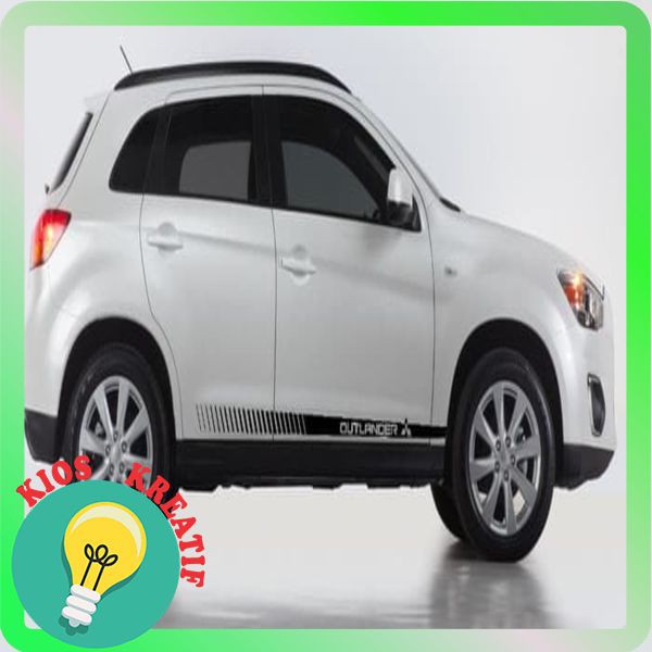 New sticker stiker outlander sticker mobil mitsubishi outlander sport