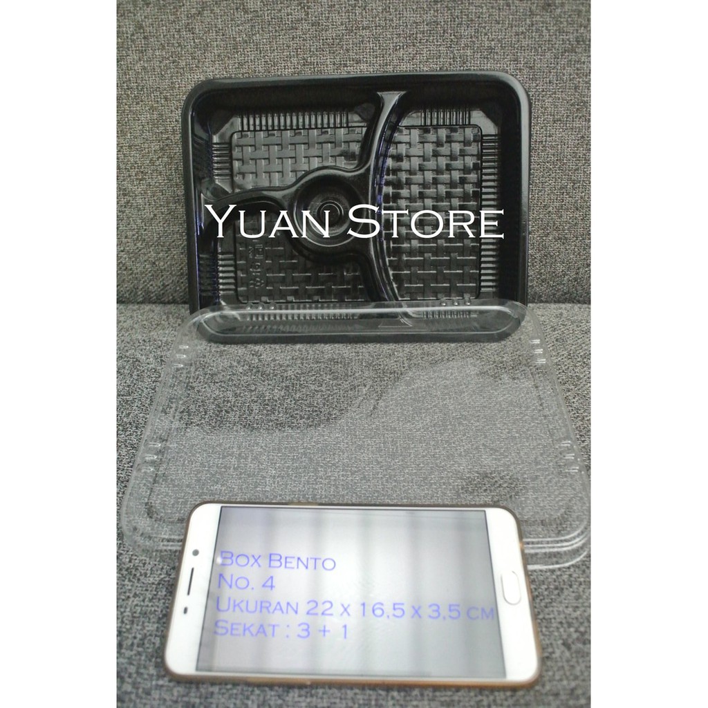 Box Bento No.4 | Bento | Mika Bento | Tray Bento | Tempat Nasi | Ecer
