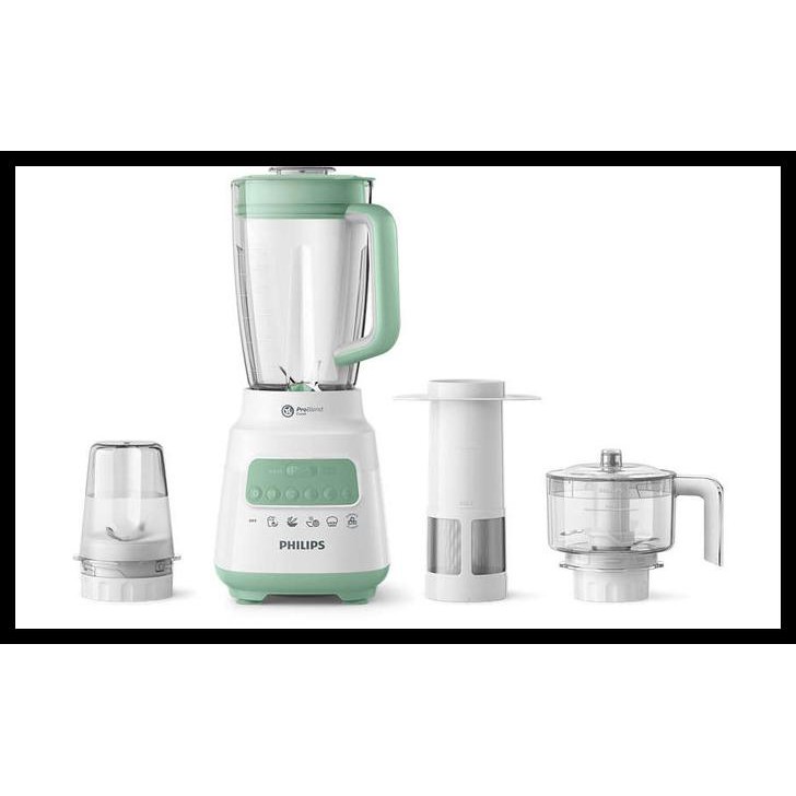 Blender 4In1 Philips Hr2223 Hijau Resmi Garansi Philips