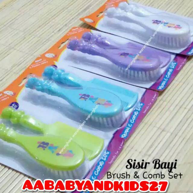 IQ BABY BRUSH AND COMB SET-SISIR BAYI SET  IQ BABY-SISIR BAYI LEMBUT MURAH BERKUALITAS